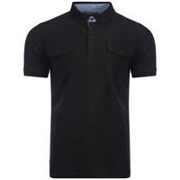 Dissident Zenith cotton black polo shirt