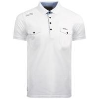 Dissident Zenith cotton white polo shirt