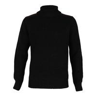 Dissident Hatton Polo Neck Sweater in charcoal