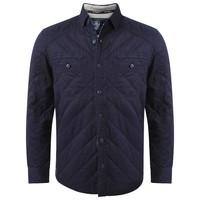 Dissident Hicks Quilted Shirt in Midnight Blue