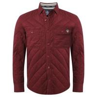 Dissident Hicks Quilted Shirt in Oxblood