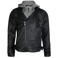 Dissident biker jacket in Black