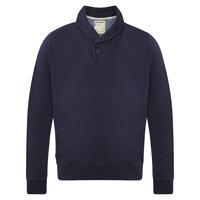 Dissident Shawl Neck Sweatshirt in Dk Navy