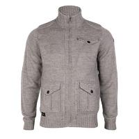 Dissident Newton Zip Up grey Cardigan