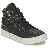 diesel trevor girlss childrens shoes high top trainers in black