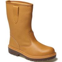 Dickies Dickies Super Safety Rigger Boot Unlined Tan Size 6