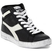 diadora game l high mens shoes high top trainers in black