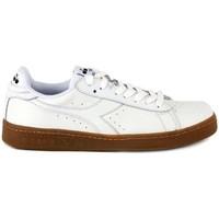 diadora game low white mens shoes trainers in white