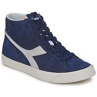 diadora tennis 270 s h mens shoes high top trainers in blue