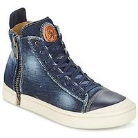 diesel s nentish mens shoes high top trainers in blue