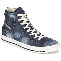 diesel exposure i mens shoes high top trainers in blue