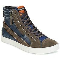 diesel d string plus mens shoes high top trainers in blue