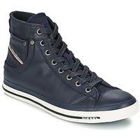 diesel exposure i mens shoes high top trainers in blue