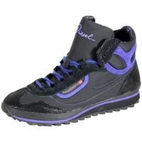 Diesel Sneakersball Sister W Black / Deep Purple men\'s Shoes (High-top Trainers) in black