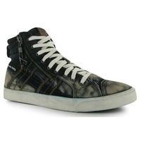 diesel d string denim trainers