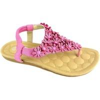 divaz britney womens flip flops sandals shoes in pink