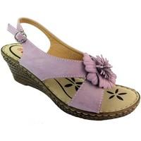 divaz lotus womens sandals in purple