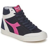 diadora nedui womens shoes high top trainers in blue