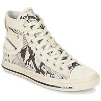 Diesel EXPOSURE IV W women\'s Shoes (High-top Trainers) in white