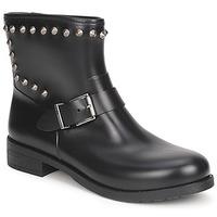 diesel stud me womens mid boots in black