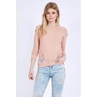 DISTRESSED MULTI STRAP JUMPER