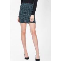 DIAMOND JACQUARD MINI SKIRT