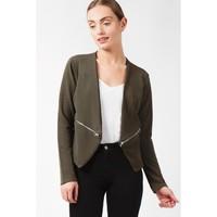 DIP HEM ZIP JACKET