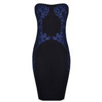 diane von furstenberg lace bodice mini dress