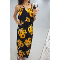 Dianna sun flower printed maxi dress