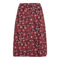 Ditte Reversible Printed A-Line Mid Length Skirt Boysenberry