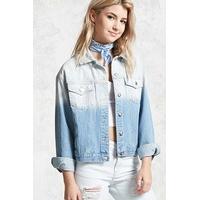 Dip-Dye Denim Jacket