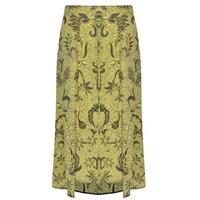 DIANE VON FURSTENBERG Printed Silk Skirt