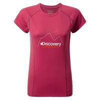 discovery adventures short sleeved t shirt electric pink