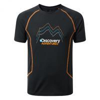 discovery adventures short sleeved t shirt black