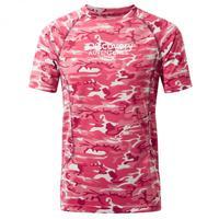 discovery adventures short sleeved t shirt electric pink