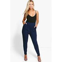 diane pleat front trouser navy