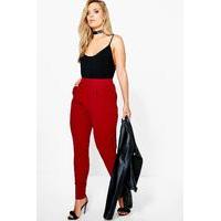 Diane Pleat Front Trouser - wine