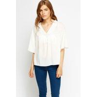 dip hem casual top