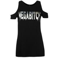 Disturbia Disturbia Cut Out T Shirt Ladies