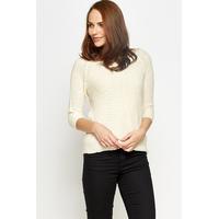 Dip Hem Loose Knit Jumper