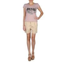 diesel hantu womens shorts in beige