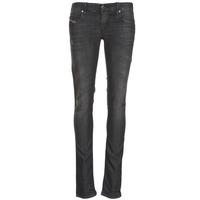 diesel grupee womens skinny jeans in black