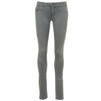 diesel livier womens skinny jeans in grey