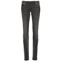 diesel grupee bzip womens skinny jeans in grey