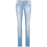 diesel grupee womens skinny jeans in blue