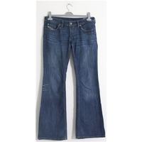 Diesel Industry Mod.LOWKY B.C. Bootcut Medium Blue Denim Stretch Jeans Size 10 / Leg Length 32\