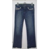 Diesel Industry Bootcut Medium Blue Denim Stretch Jeans UK Size 10 / Leg Length 33\