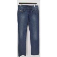 Diesel Industry Mod.RONHAARY Straight Leg Medium Blue Denim Stretch Jeans Size 12 / Leg Length 32\