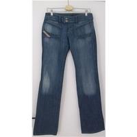 diesel industry modhush ds bootcut medium blue denim jeans size 10 leg ...