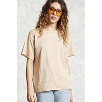 Distressed Raw-Cut Tee